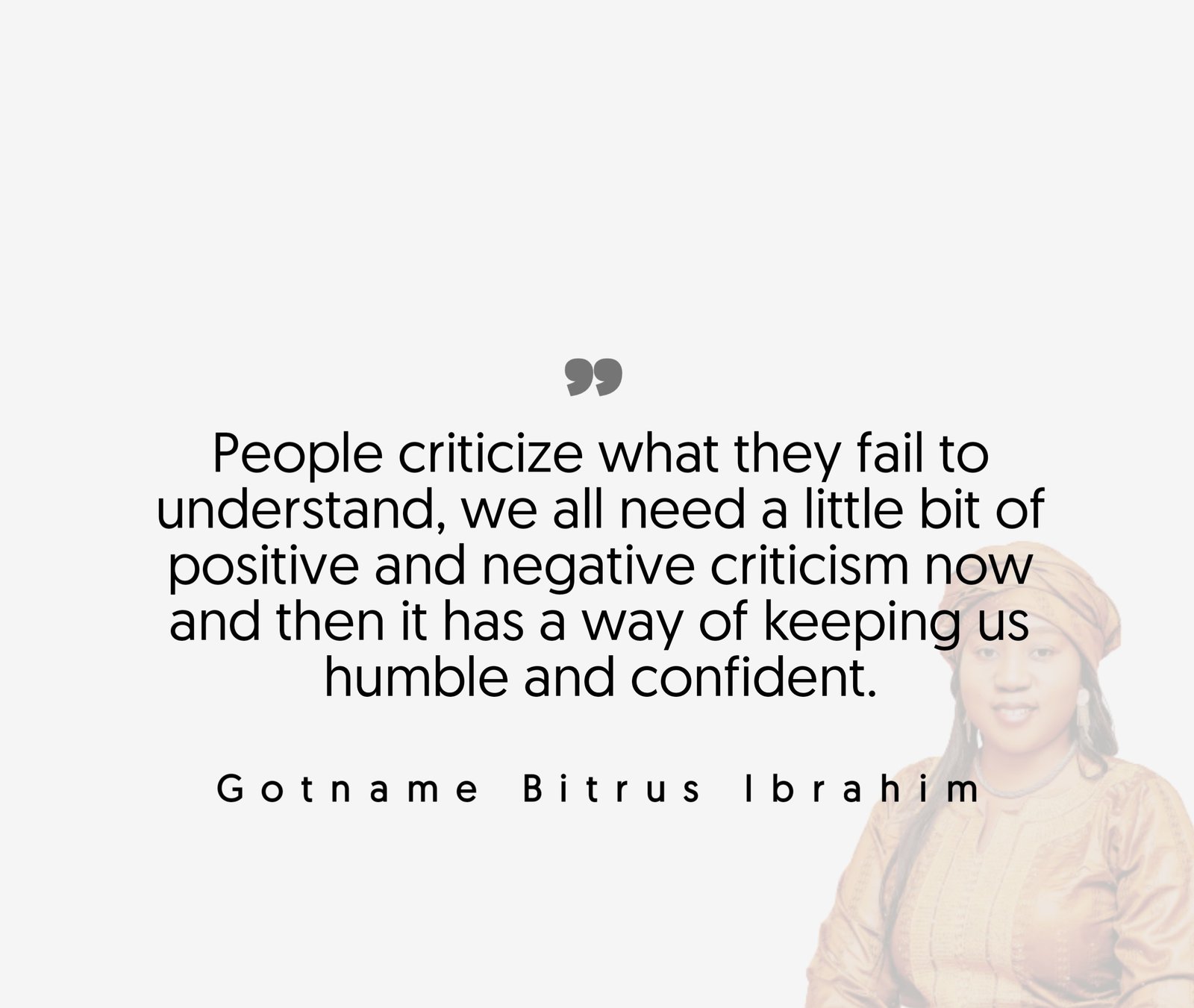 Quotes by Gotname Bitrus Ibrahim