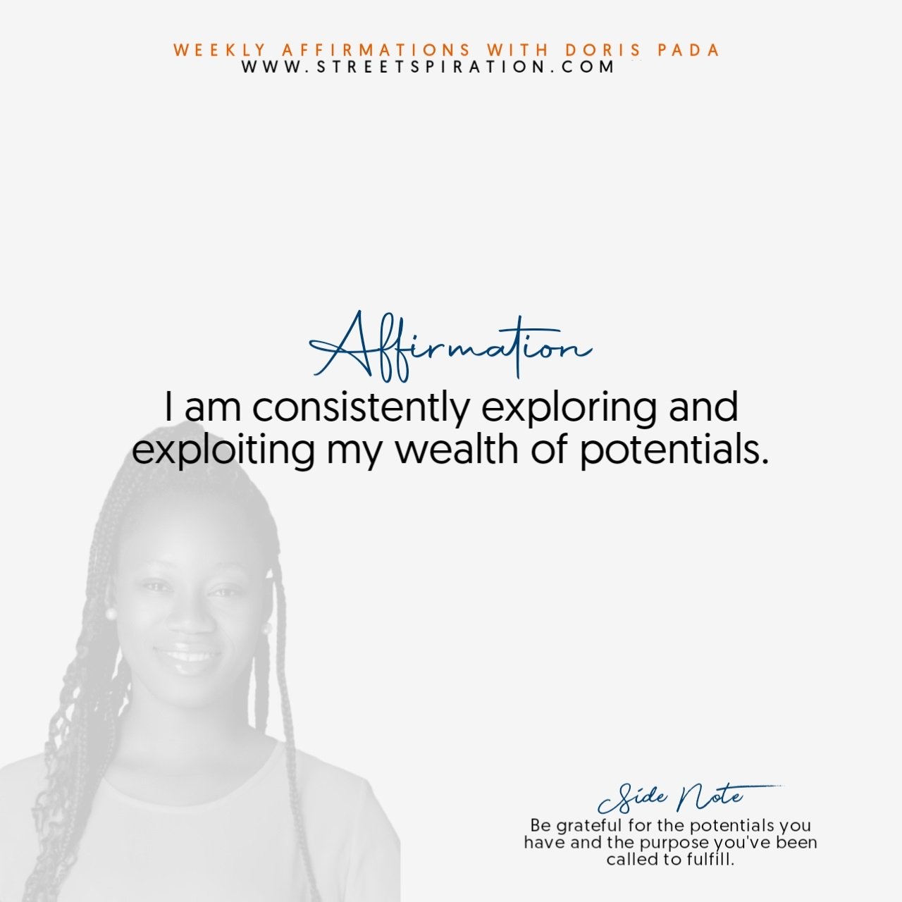 Affirmations on self-awareness.