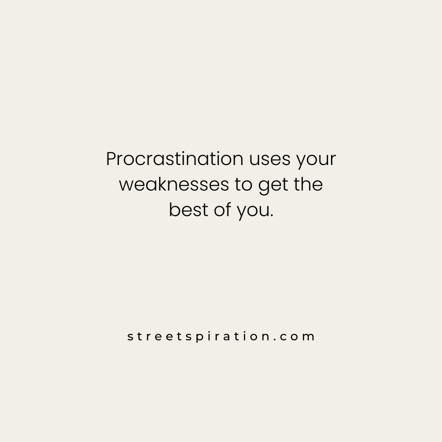 Quotes on procrastination